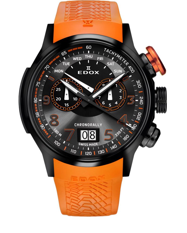 Reloj Edox Chronorally Chronograph Hombre-0