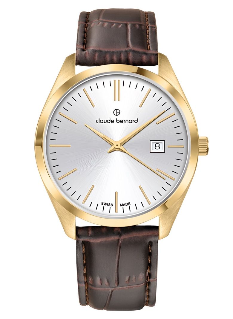 Reloj Claude Bernard Classic Cuero Cafe Hombre-0