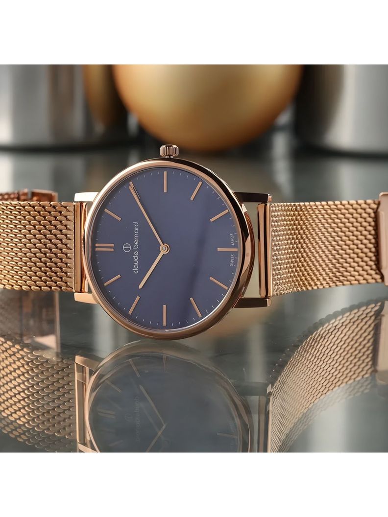 Reloj Claude Bernard Slim Line 39mm Hombre Acero-1