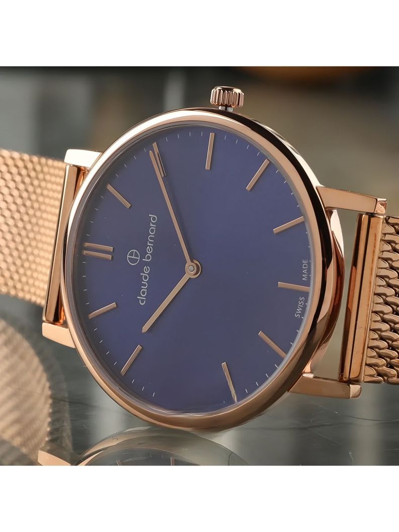 Reloj Claude Bernard Slim Line 39mm Hombre Acero-2