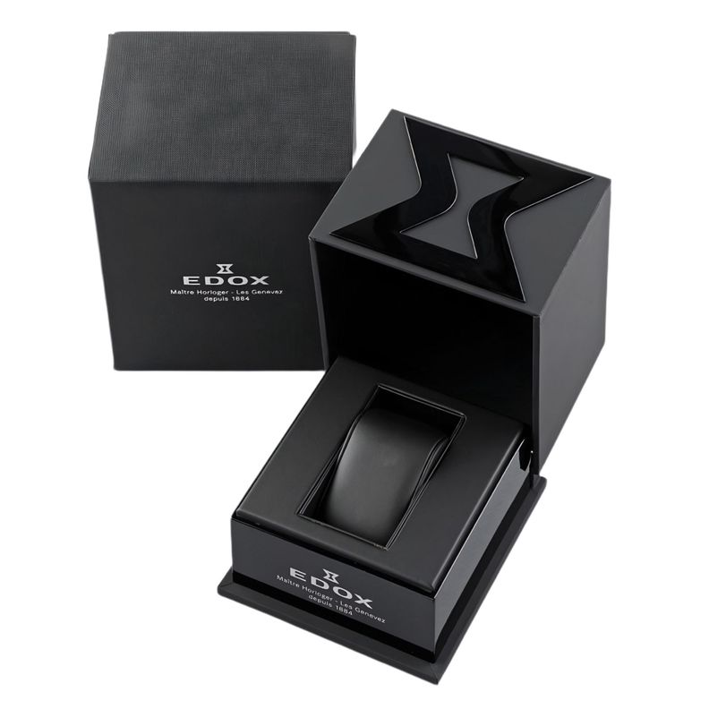 Reloj Edox La Passion Black Dial 29mm Mujer-3