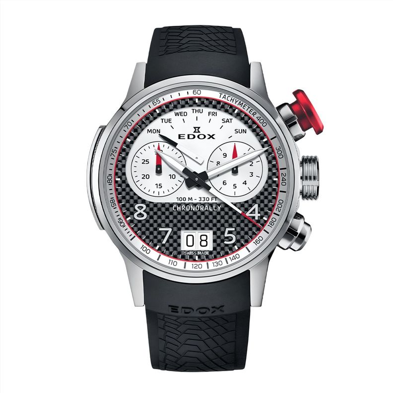 Reloj Edox Chronorally Chronograph 45 Limited Edition Hombre