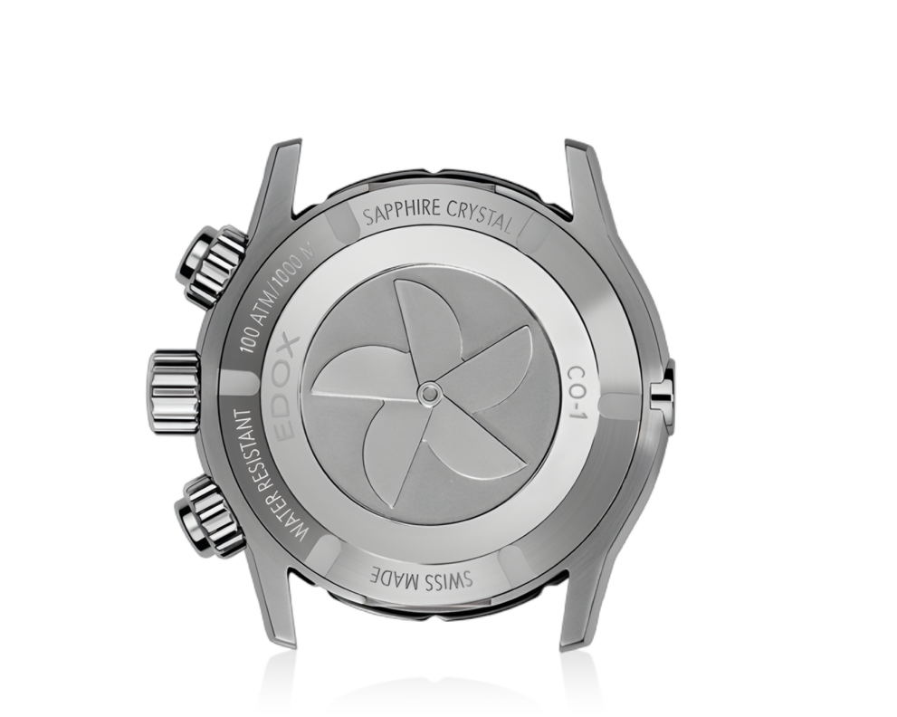 Reloj Edox Black Class One Chronograph Hombre-4
