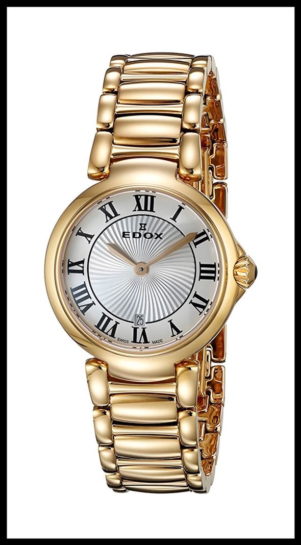 Reloj Edox La Passion Roman Numeral Mujer-0