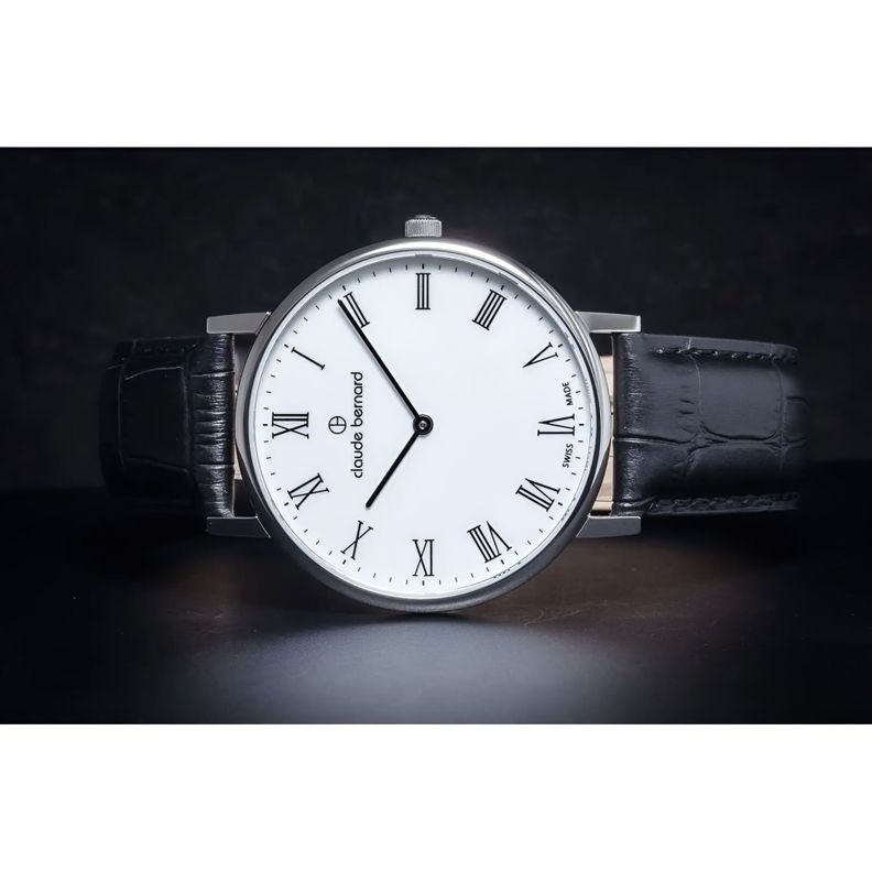  Reloj Claude Bernard Slim Line Roman Numeral 41mm Hombre -3