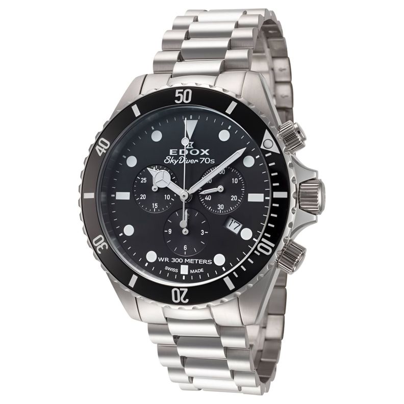 Reloj Edox Chronograph SkyDiver 70s Hombre-1