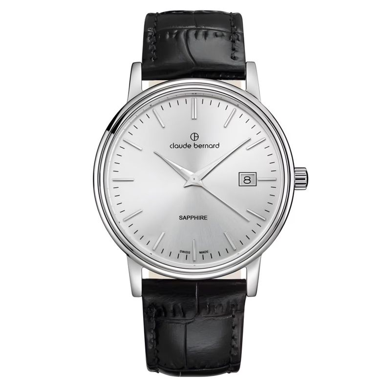 Reloj Claude Bernrard Classic Cuero 39mm Hombre-0