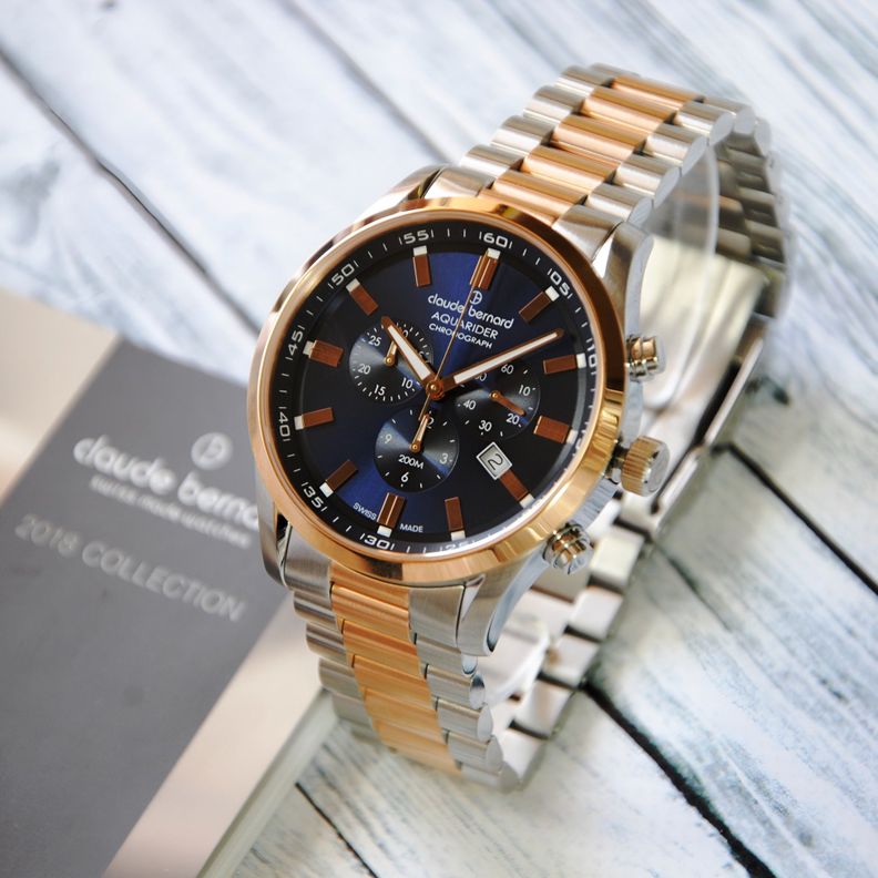 Reloj Claude Bernard Cronografo Acero Hombre-2