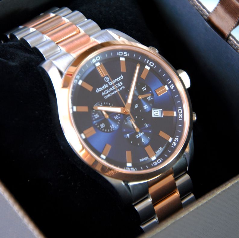 Reloj Claude Bernard Cronografo Acero Hombre-4