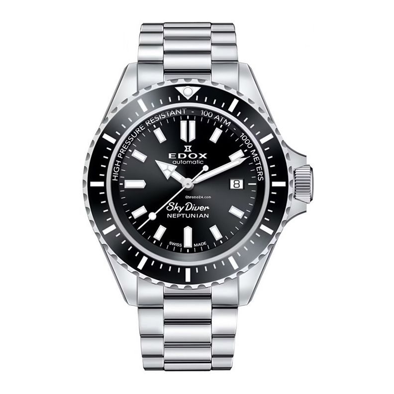 Reloj Edox Automatic Sky Diver Hombre-0