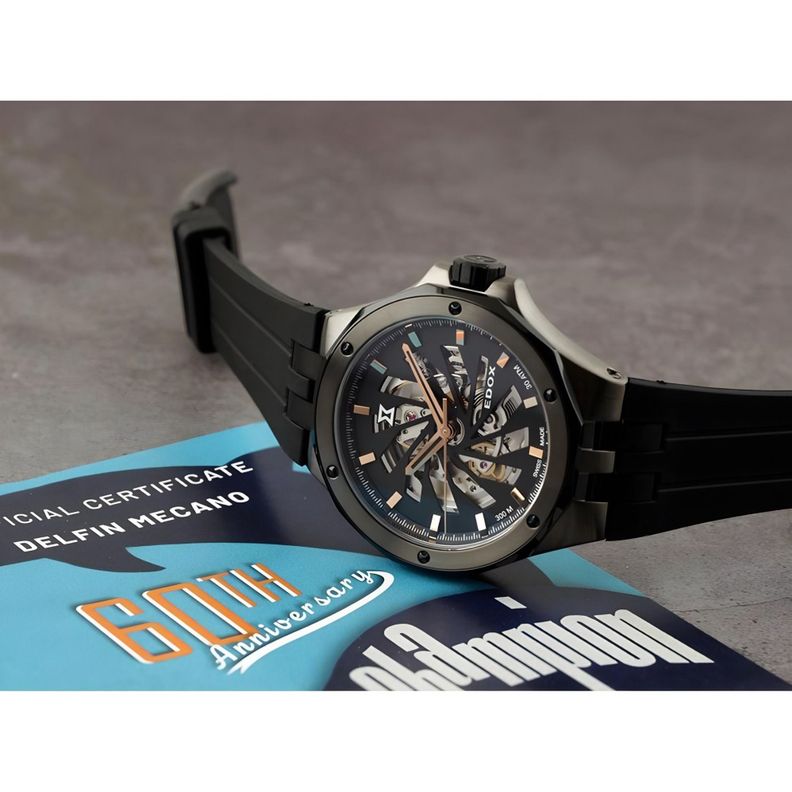 Reloj Edox Automatico Edición Especial Hombre-2