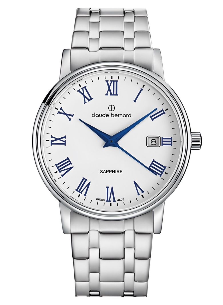 Reloj Claude Bernard Classic Acero 42mm  Hombre-0