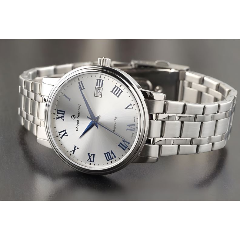 Reloj Claude Bernard Classic Acero 42mm  Hombre-1