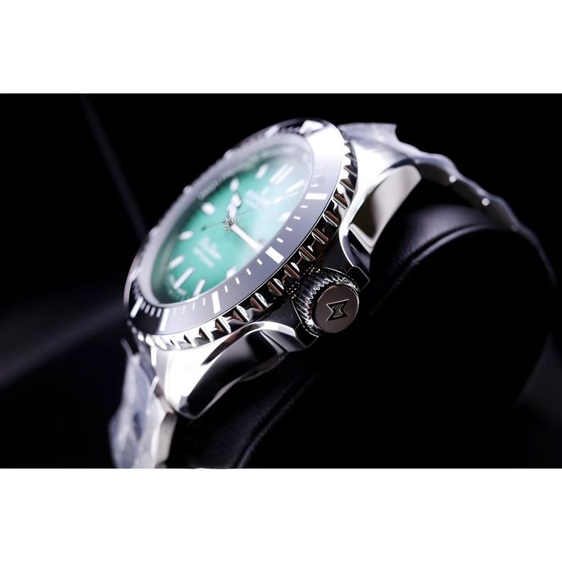 Reloj Edox Neptunian Automatic Hombre Esfera Verde-3