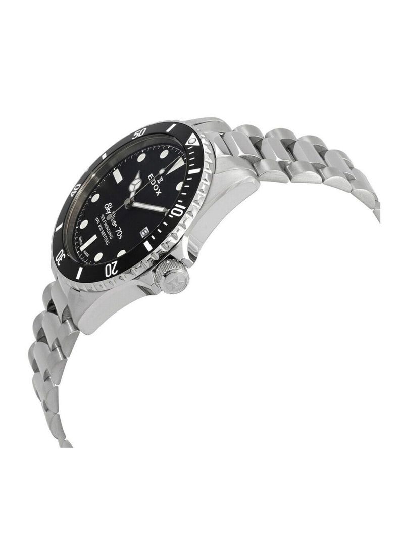 Reloj Edox Sky Diver Black Automatic Hombre -1