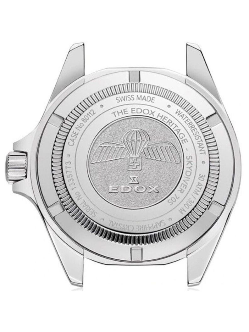 Reloj Edox Sky Diver Black Automatic Hombre -4
