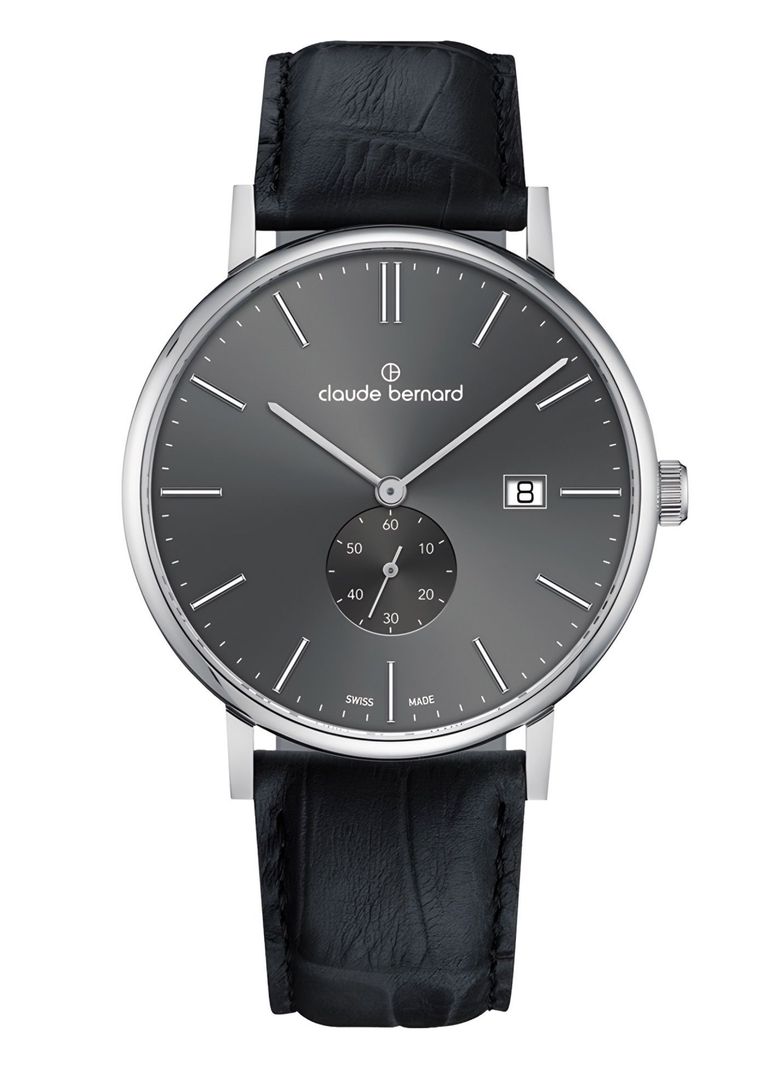Reloj Claude Bernard Classic Esfera Negra 41mm Hombre-0