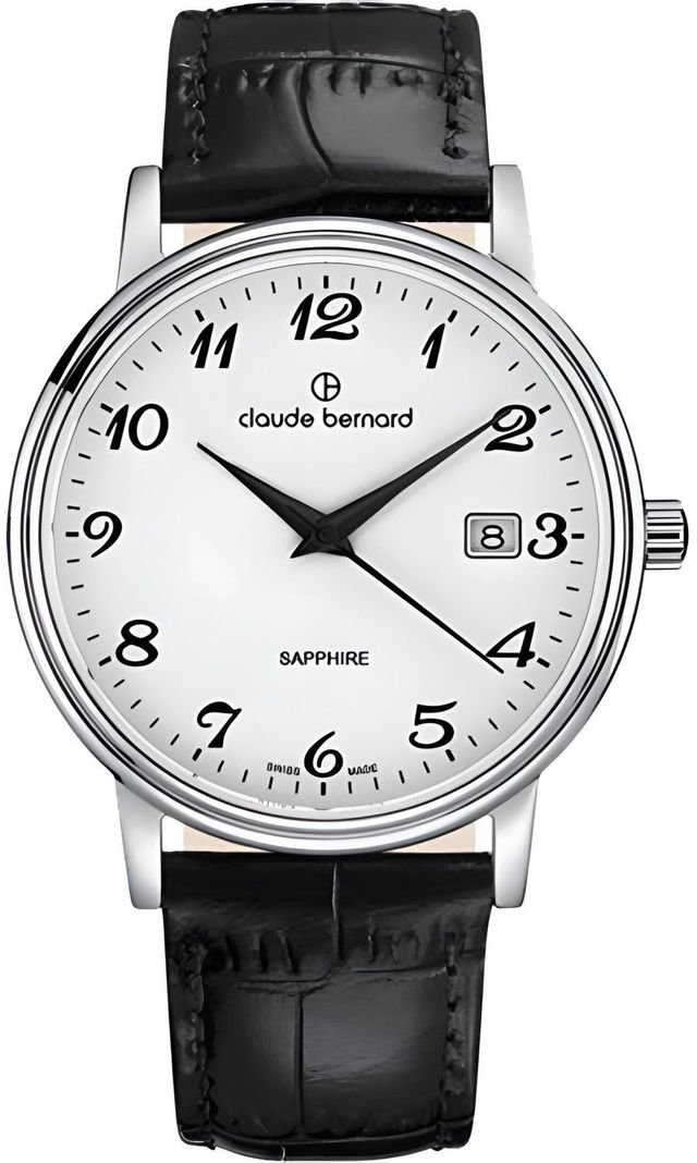 Reloj Claude Bernard Classic Cuero Negro 39mm Hombre-0