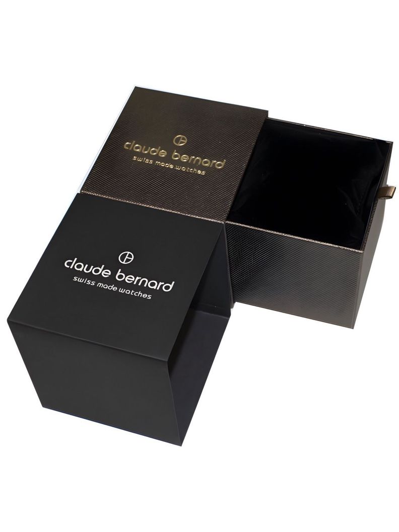 Reloj Claude Bernard Classic Cuero Negro 39mm Hombre-2