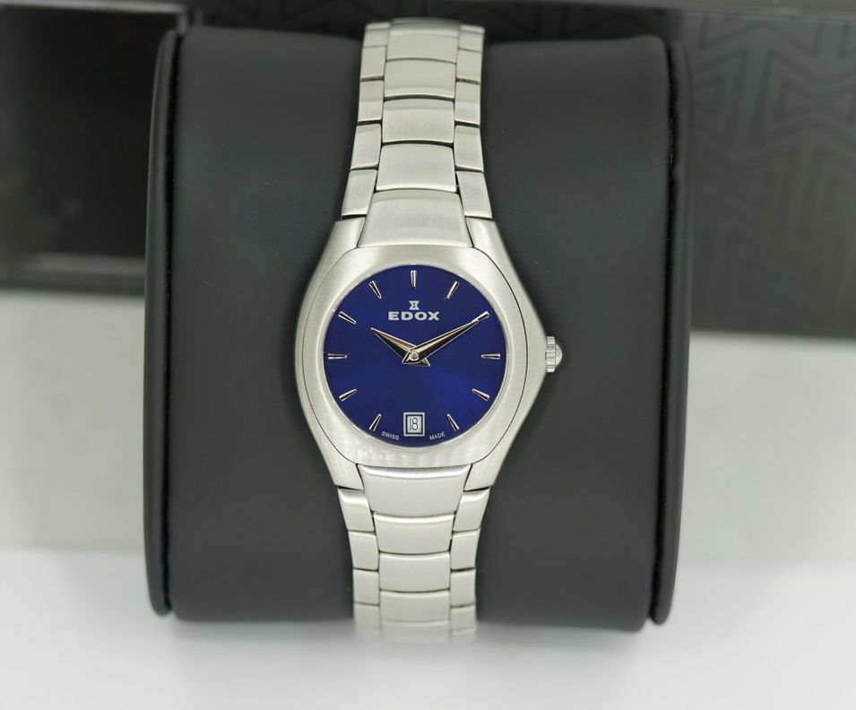 Reloj Edox Classic Mujer Plateado 28mm-1