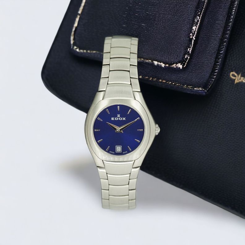 Reloj Edox Classic Mujer Plateado 28mm-3