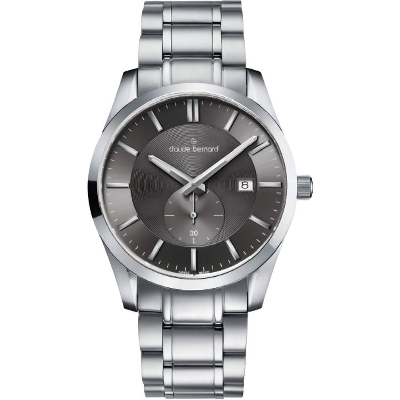 Reloj Claude Bernard Plateado 42mm Hombre-0