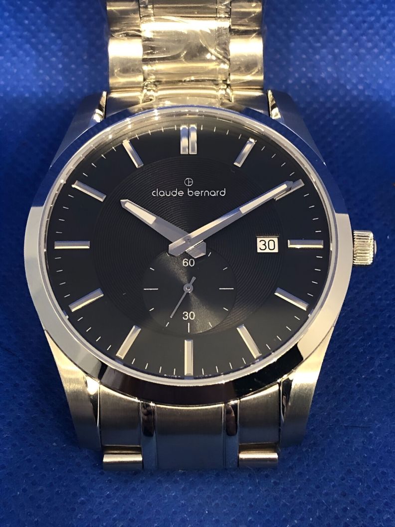 Reloj Claude Bernard Plateado 42mm Hombre-1