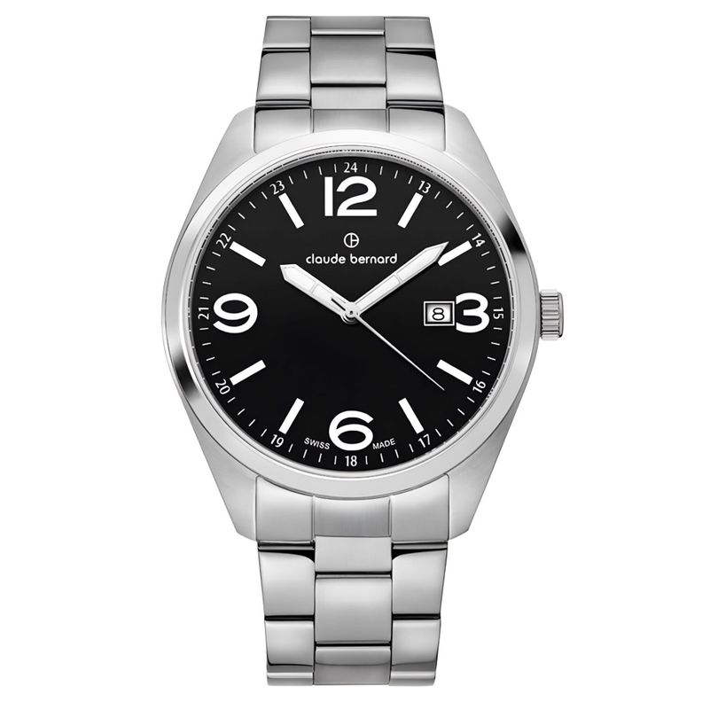 Reloj Claude Bernard Classic Date Hombre Acero-0