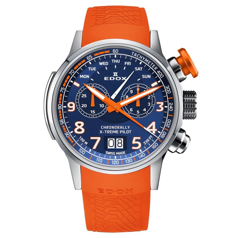 Reloj Edox Chronorally Chronograph Quartz Hombre-1