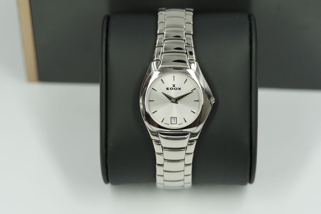 Reloj Edox Classic  Acero Pulido Mujer-4