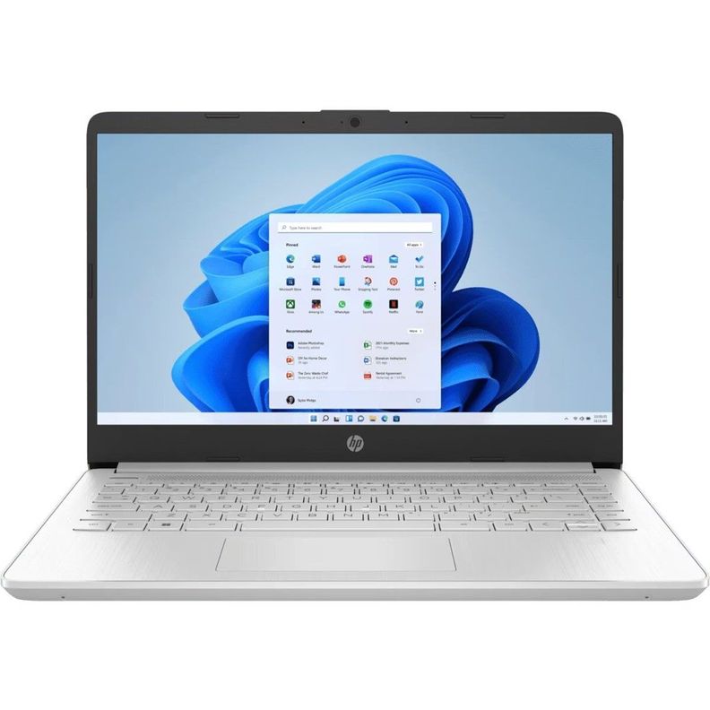 HP Laptop 14-fq1011la, AMD Ryzen5 5500U, 14.0", 8GB/256GB SSD PC- Reacondicionado-0