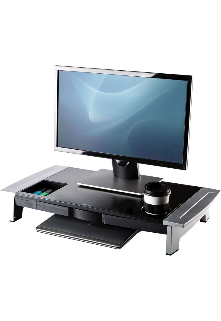 Soporte para Monitor Premium Office Suite Negro-2