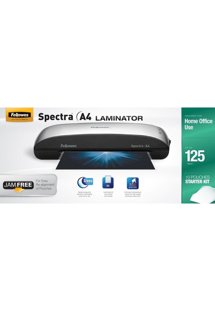 Termolaminadora / Plastificadora Spectra A4 Fellowes Gris-5