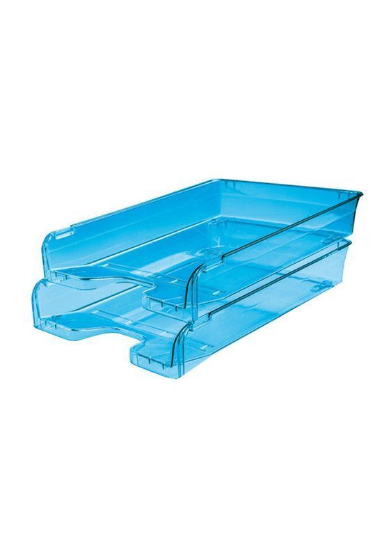 Bandeja Organizador Papeles Doble Azul