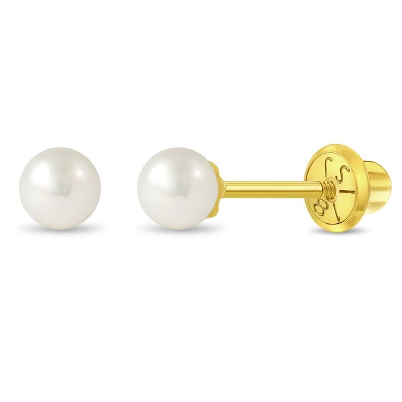 Aros de Perlas y Oro 18k-0
