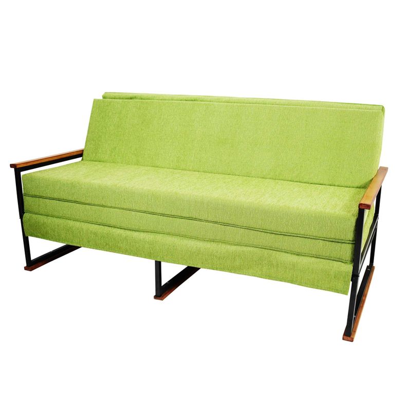 Futon Folk 2.0 Plazas " Pistacho"-0