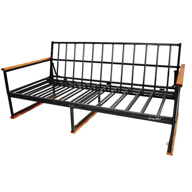 Futon Folk 2.0 Plazas " Negro"-1