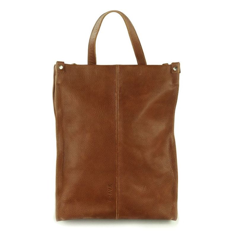 Mochila de cuero modelo Isabel Cognac-0