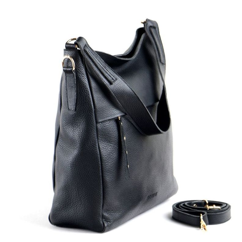 Cartera de cuero modelo Margaret Negro-1