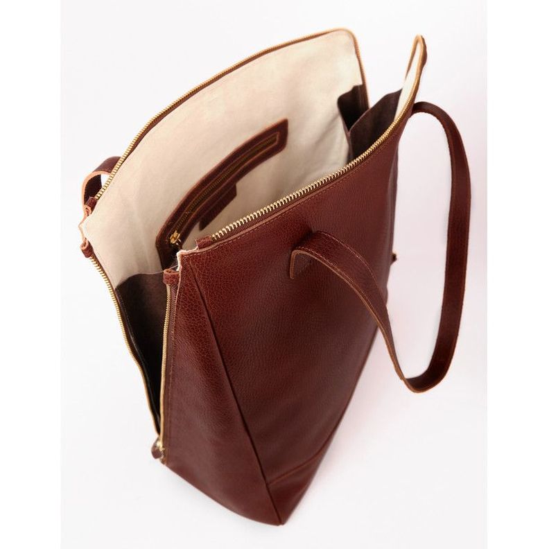 Cartera de cuero modelo Josephine Cognac-3