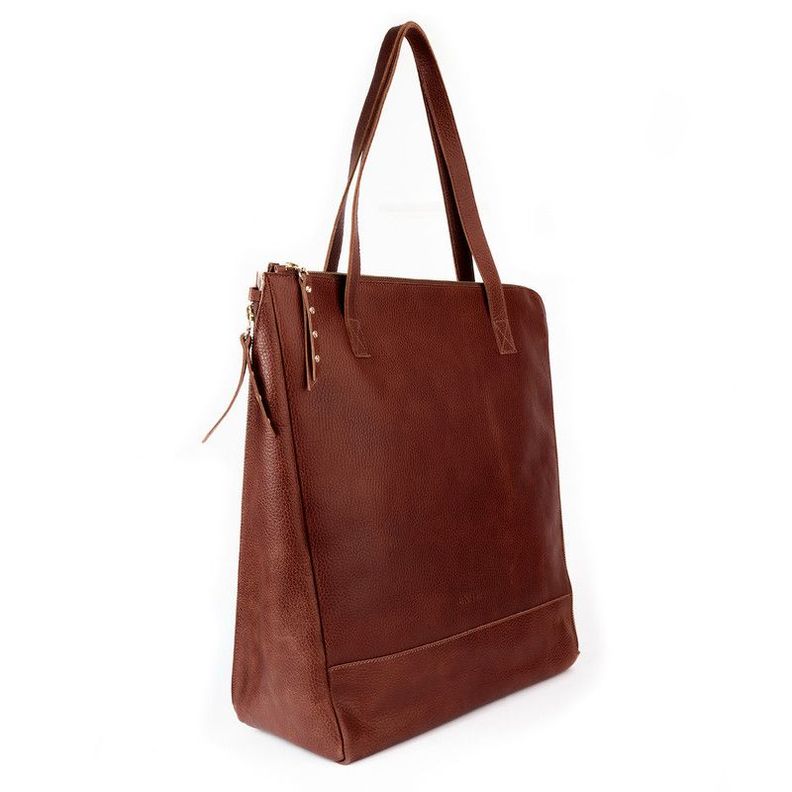 Cartera de cuero modelo Josephine Cognac-1