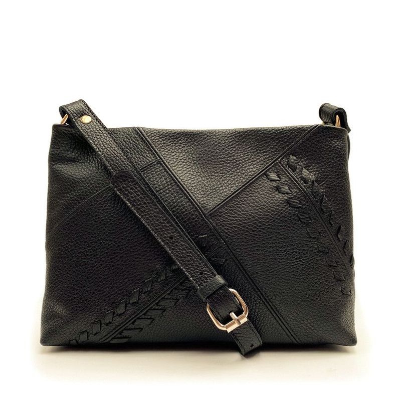 Cartera de cuero modelo Alice Negro-1