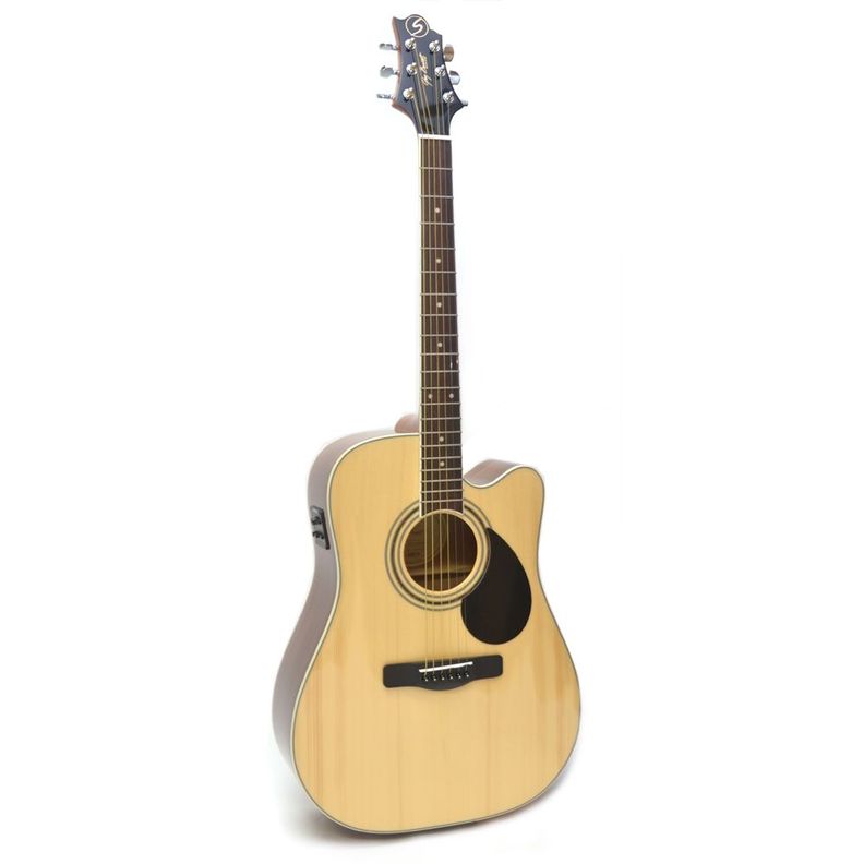 Greg Bennett Guitarra Electroacústica GD-100SCE Natural Casa