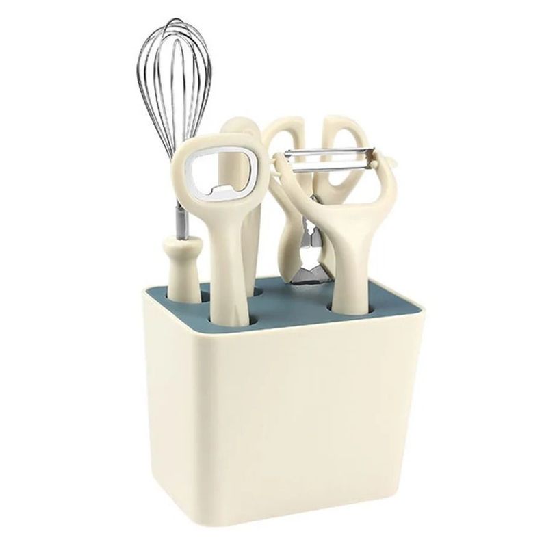 Set 6 Utensilios Cocina Set Cuchillo Peladores Papas Frutas-0