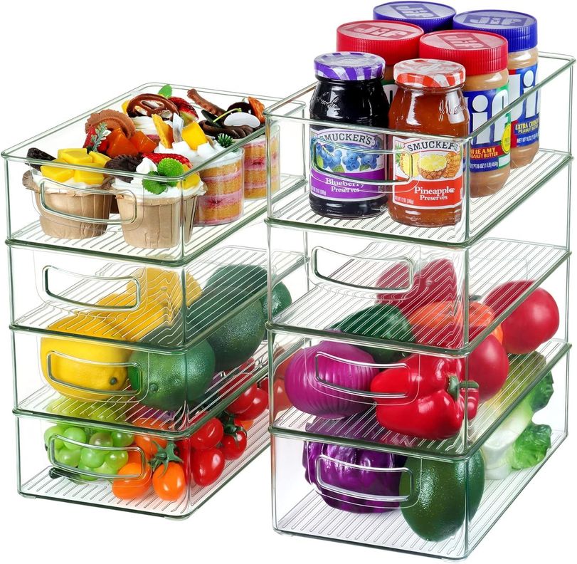 Bandeja Para Refrigerador Con Tapa 1 Pieza Organizadora-5