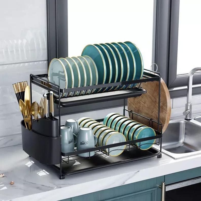 Escurridor Loza Platos 2 Niveles Organizador Cocina-2
