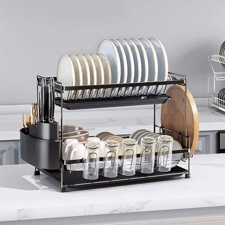 Escurridor Loza Platos 2 Niveles Organizador Cocina-3