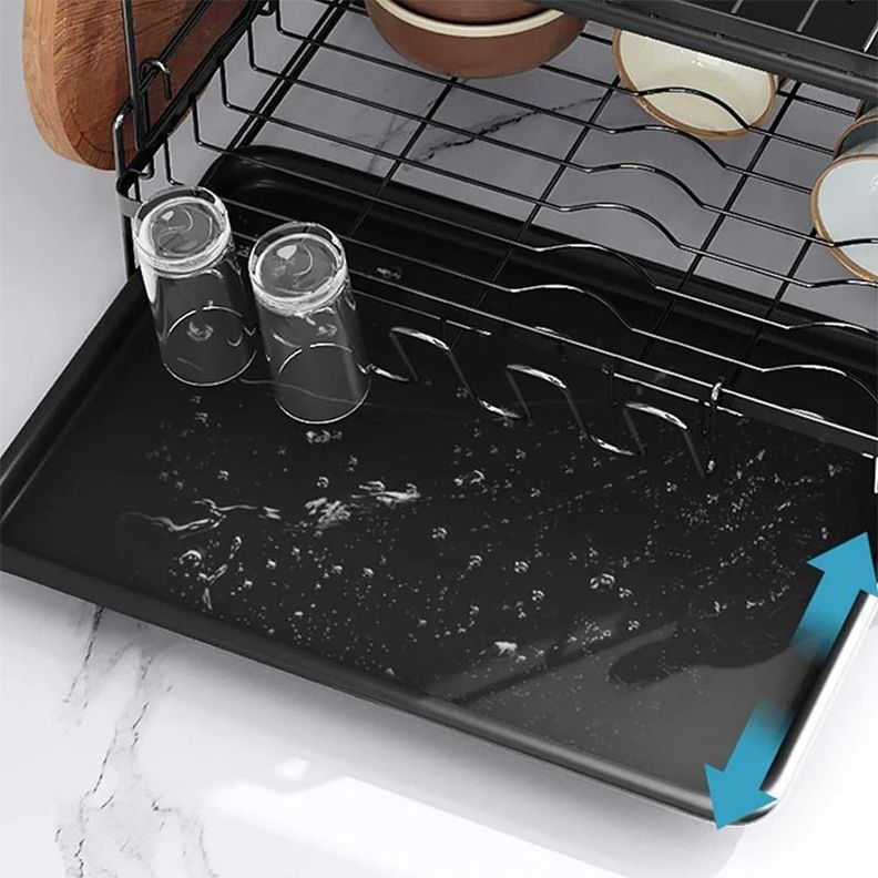 Escurridor Loza Platos 2 Niveles Organizador Cocina-5