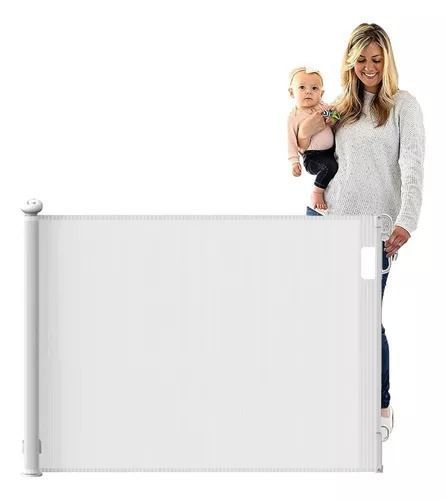 Puerta De Seguridad Retráctil Para Bebés o Mascotas Puerta Mágica 180cm-0