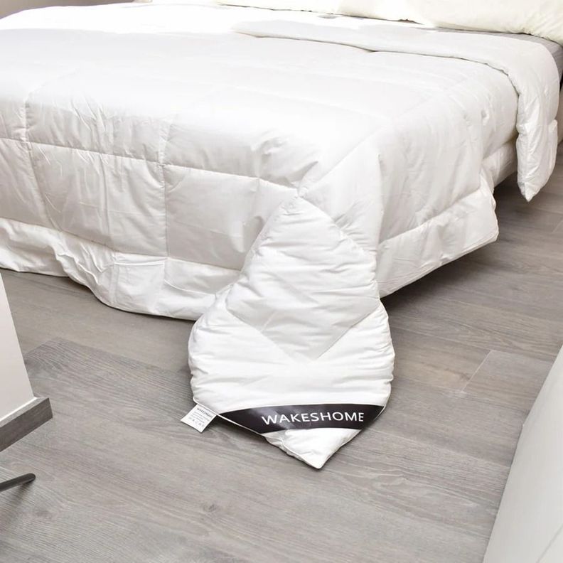 Plumón Nordico 100% Algodon Quilt Healthy Sleep Color Blanco-3